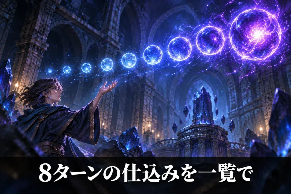 イーオンズエンド ミスト 8ターンの仕込み一覧